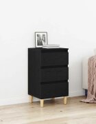 vidaXL Нощен шкаф Черния дъб 40 x 35 x 70 см Инженерна дървесина