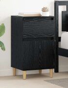 vidaXL Нощен шкаф Черния дъб 40 x 35 x 70 см Инженерна дървесина