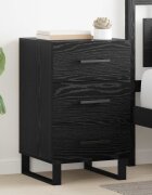 vidaXL Нощен шкаф Черния дъб 40 x 40 x 66 см Инженерна дървесина