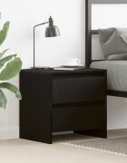vidaXL Нощен шкаф Черния дъб 45 x 34 x 445 см Инженерна дървесина