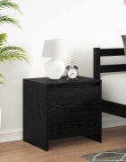 vidaXL Нощен шкаф Черния дъб 45 x 34 x 445 см Инженерна дървесина