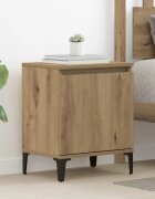 vidaXL Нощен шкаф Дъб 40 x 30 x 50 cm Инженерна дървесина