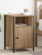 vidaXL Нощен шкаф Дъб 40 x 42 x 60 см Инженерна дървесина