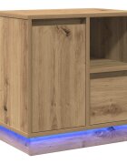 vidaXL Нощен шкаф Дъб 50 x 345 x 50 см. Инженерна дървесина