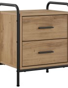 vidaXL Нощен шкаф Дъб артизан 40 x 30 x 50 cm Инженерна дървесина