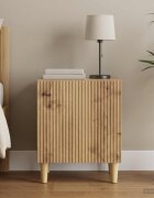 vidaXL Нощен шкаф Дъб артизан 43 x 345 x 50 см Инженерна дървесина