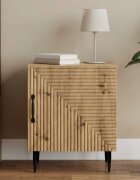 vidaXL Нощен шкаф Дъб артизан 43 x 345 x 50 см Инженерна дървесина