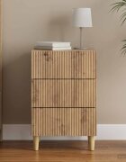 vidaXL Нощен шкаф Дъб артизан 43 x 41 x 665 см Инженерна дървесина