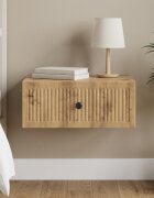 vidaXL Нощен шкаф Дъб артизан 49 x 345 x 20 см Инженерна дървесина