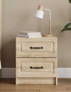 vidaXL Нощен шкаф Дъб сонома 43 x 345 x 445 см Инженерна дървесина