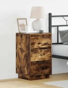 vidaXL Нощен шкаф Димян дъб 39 x 345 x 65 см Инженерна дървесина