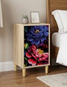 vidaXL Нощен шкаф KIEL Дъб сонома 36 x 33 x 60 см Инженерна дървесина