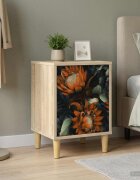 vidaXL Нощен шкаф LOCHEM Дъб сонома 36 x 33 x 50 см