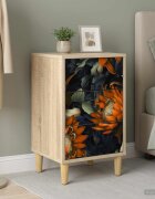 vidaXL Нощен шкаф LOCHEM Дъб сонома 36 x 33 x 60 см