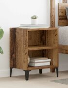 vidaXL Нощен шкаф Старо дърво 40 x 30 x 50 cm Инженерна дървесина