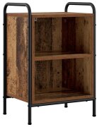 vidaXL Нощен шкаф Старо дърво 40 x 30 x 60 cm Инженерна дървесина
