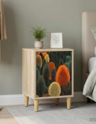 vidaXL Нощен шкаф ZAANDAM Дъб сонома 36 x 33 x 50 см