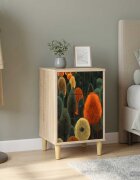 vidaXL Нощен шкаф ZAANDAM Дъб сонома 36 x 33 x 60 см
