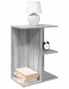 vidaXL Нощна масичка cив сонома 465x29x61 см инженерно дърво