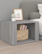 vidaXL Нощна масичка cив сонома 57x55x36 см инженерно дърво