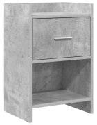 vidaXL Нощни маси Бетонно сиво 40 x 30 x 60 cm Инженерна дървесина