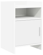 vidaXL Нощни маси Бяло 40 x 36 x 60 см Инженерна дървесина