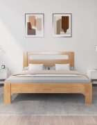 vidaXL Нощни масички 2 бр бял гланц 50x46x50 см инженерно дърво