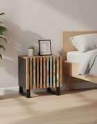 vidaXL Нощни шкафчета 2 бр 40x34x46 см регенерирано дърво масив