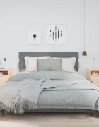 vidaXL Нощни шкафчета 2 бр 40x34x55 см борово дърво масив