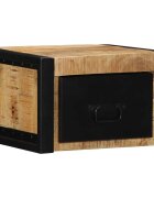 vidaXL Нощни шкафчета 2 бр. 40x35x25 cm Масивна груба дървесина Манго