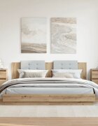 vidaXL Нощни шкафчета 2 бр 40x35x625 см инженерно дърво