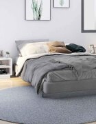 vidaXL Нощни шкафчета 2 бр бели 40x34x40 см борово дърво масив