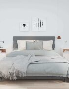 vidaXL Нощни шкафчета 2 бр бели 40x34x55 см борово дърво масив