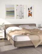 vidaXL Нощни шкафчета 2 бр бели 40x35x475 см