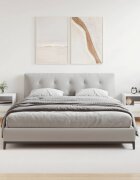 vidaXL Нощни шкафчета 2 бр бели 40x35x475 см инженерно дърво
