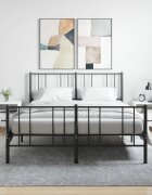 vidaXL Нощни шкафчета 2 бр бели 40x35x475 см инженерно дърво