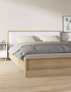 vidaXL Нощни шкафчета 2 бр бели 40x35x50 см