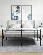 vidaXL Нощни шкафчета 2 бр бели 40x35x50 см инженерно дърво