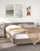 vidaXL Нощни шкафчета 2 бр бетонно сиво 40x35x475 см
