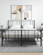vidaXL Нощни шкафчета 2 бр бетонно сиво 40x35x475 см инженерно дърво