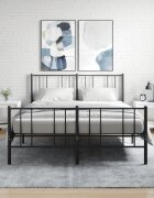vidaXL Нощни шкафчета 2 бр бял гланц 40x35x50 см инженерно дърво