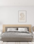 vidaXL Нощни шкафчета 2 бр бял гланц 43x36x50 см