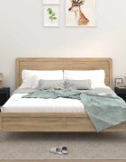 vidaXL Нощни шкафчета 2 бр черен 40x35x50 см