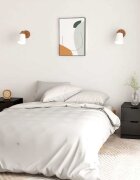vidaXL Нощни шкафчета 2 бр черни 40x40x50 см инженерно дърво