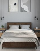 vidaXL Нощни шкафчета 2 бр дъб артизан 34x36x50 см инженерно дърво