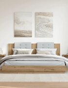 vidaXL Нощни шкафчета 2 бр дъб артизан 40x30x40 см инженерно дърво