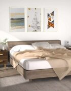 vidaXL Нощни шкафчета 2 бр кафяв дъб 40x35x475 см