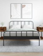 vidaXL Нощни шкафчета 2 бр опушен дъб 30x60x60 см инженерно дърво