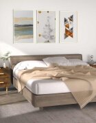 vidaXL Нощни шкафчета 2 бр опушен дъб 40x35x475 см