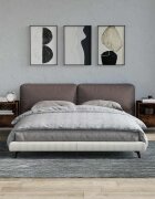 vidaXL Нощни шкафчета 2 бр опушен дъб 40x35x50 см
